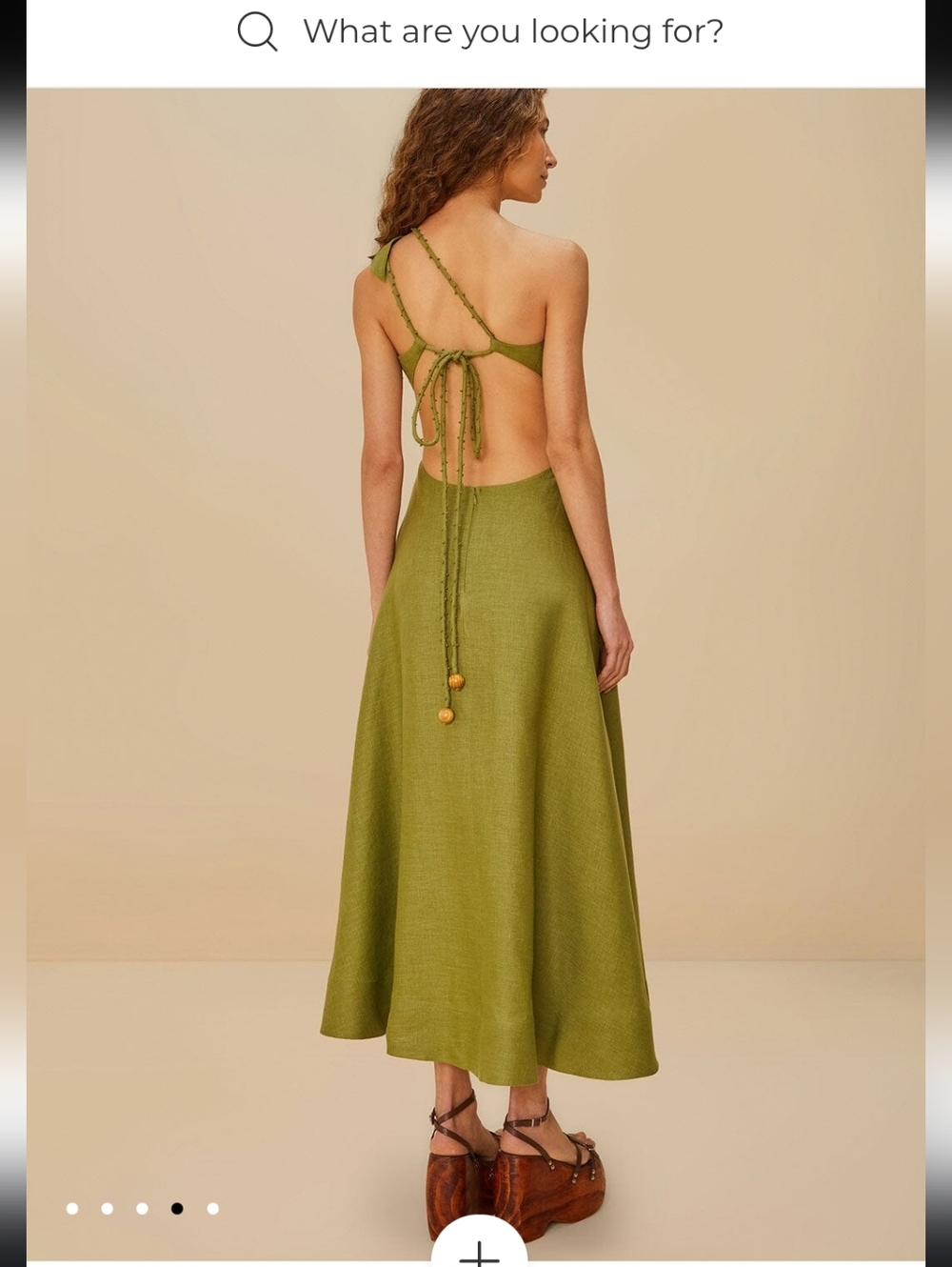 FARM Rio Parm Tree Linen Maxidress - Picture 3 of 5